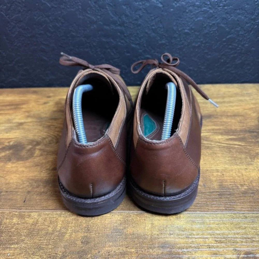 Johnston & Murphy Murphy Brown Leather‎ Two-Tone Oxford Dress Shoes Mens 11 M